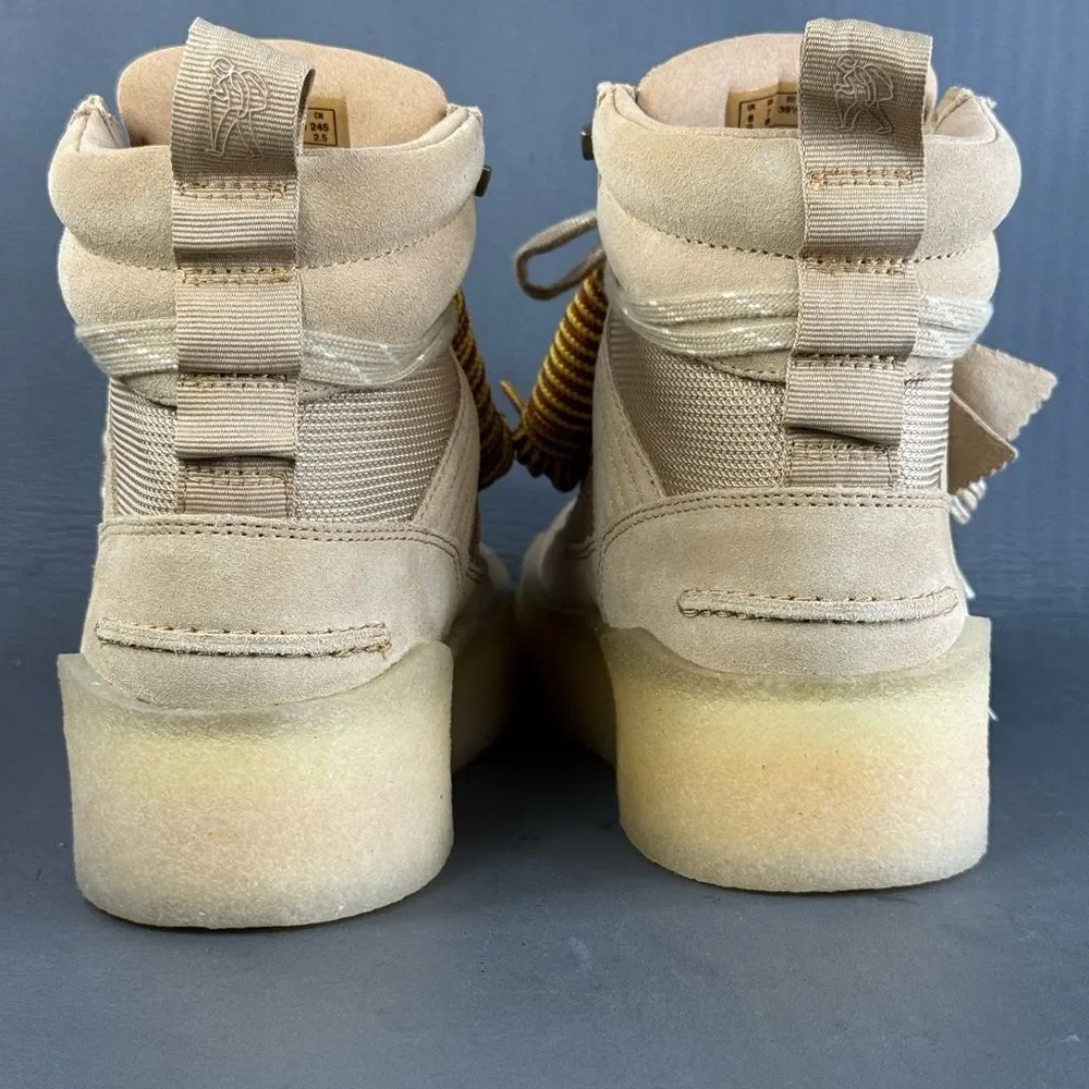 Clarks Originals Rushden Boot Ronnie Fieg 8th Street Shearling Tan men’s 7 new